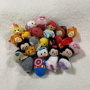 Disney Tsum Tsum Stuffed Animals Multicolor Collection
